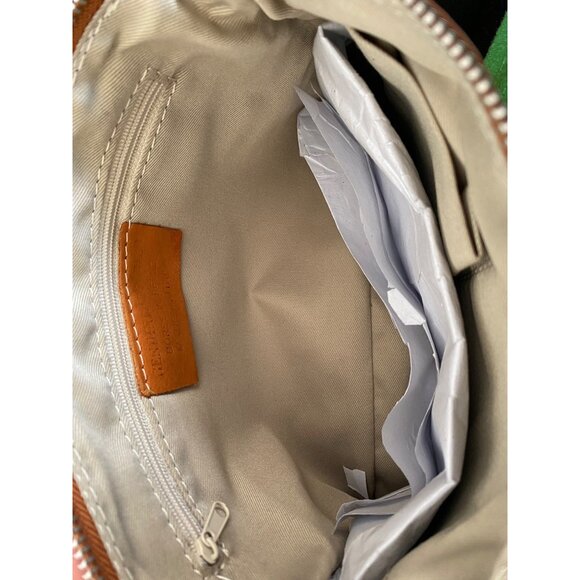 BORSE IN PELLE Women’s Crossbody Clutch Convertible NWD Burnt Orange - Picture 4 of 6